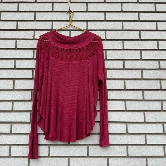 We the Free by Free People Thermal Lace Top - Picture 2 of 12